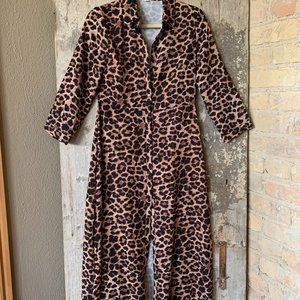 Leopard Print Button Down Dress